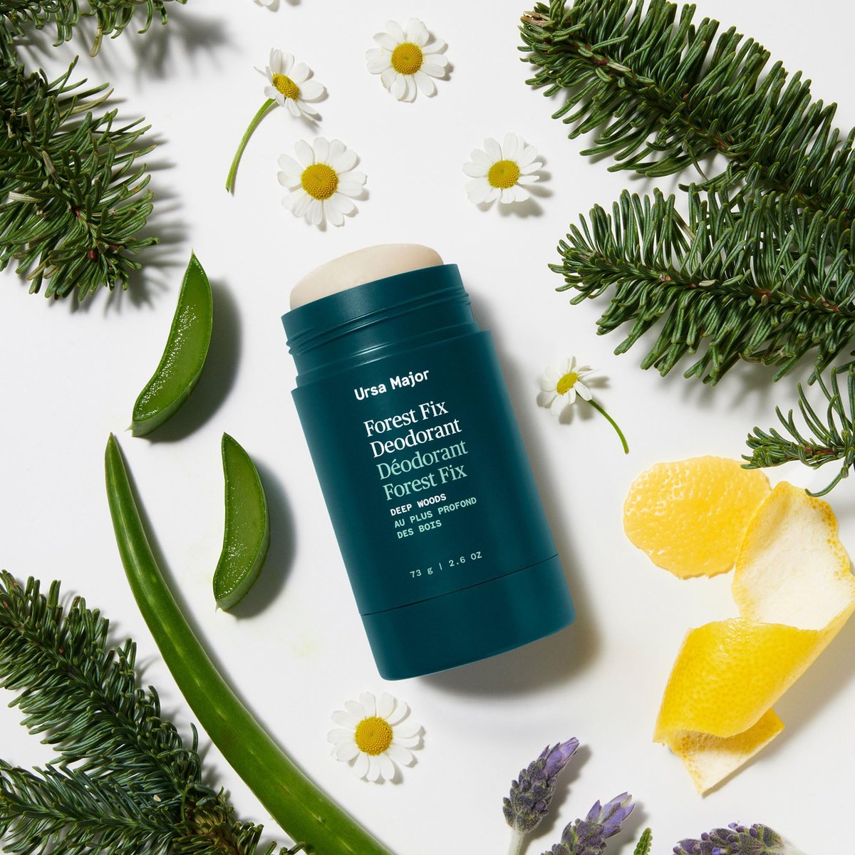 Ursa Major Natural Deodorant - Forest Fix | Aluminum-Free, Non-Staining & Cruelty-Free | 2.6 oz Avelisse
