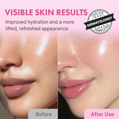 Hanskin Real Complexion Hyaluronic Moisture Cream - Hydrating Face Moisturizer with Hyaluronic Acid, Niacinamide & Vitamin E for Sensitive & Dry Skin, Korean Skincare, 1.69 fl.oz. Avelisse