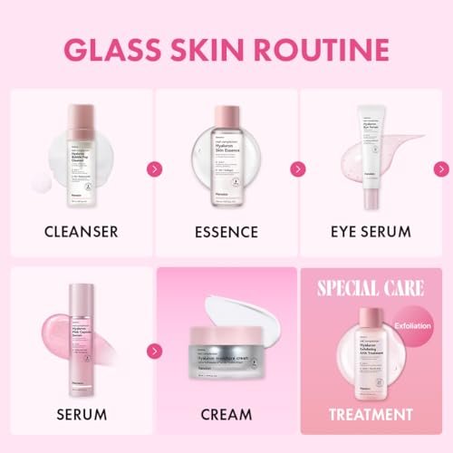 Hanskin Real Complexion Hyaluronic Moisture Cream - Hydrating Face Moisturizer with Hyaluronic Acid, Niacinamide & Vitamin E for Sensitive & Dry Skin, Korean Skincare, 1.69 fl.oz. Avelisse