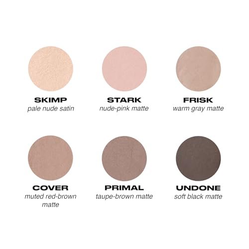 URBAN DECAY Naked 2 Basics Mini Eyeshadow Palette - 6 Matte Neutral Cool-Tone Shades, Ultra-Blendable, Travel-Friendly Avelisse