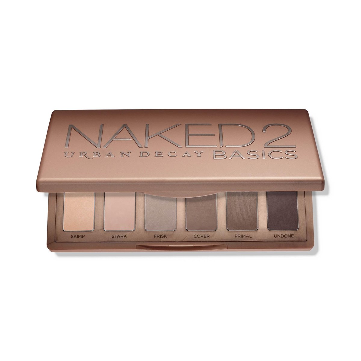 URBAN DECAY Naked 2 Basics Mini Eyeshadow Palette - 6 Matte Neutral Cool-Tone Shades, Ultra-Blendable, Travel-Friendly Avelisse