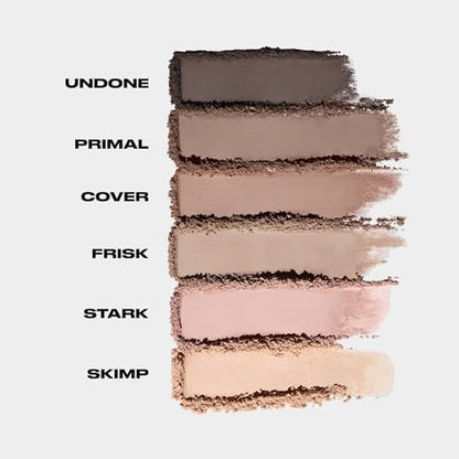 URBAN DECAY Naked 2 Basics Mini Eyeshadow Palette - 6 Matte Neutral Cool-Tone Shades, Ultra-Blendable, Travel-Friendly Avelisse
