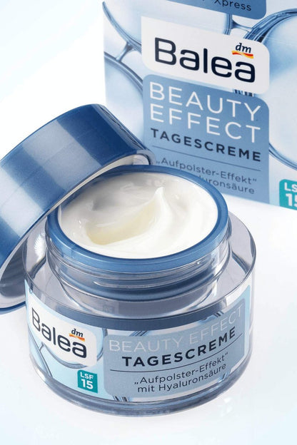 Volans Beauty Effect Day Cream with Hyaluronic Acid SPF 15 - Firming & Intense Tightening Face Moisturizer