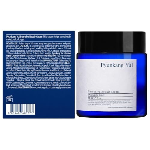 Pyunkang Yul Intensive Repair Cream - Ceramide Moisturizer for Dry Skin with Shea Butter & Macadamia Oil, 1.7 Fl. Oz Avelisse