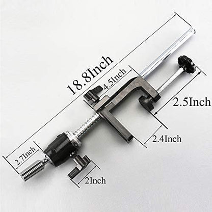 ZQIAN BEAUTY Adjustable C-Clamp Wig Stand – Metal Mannequin Head Holder for Styling & Display Avelisse