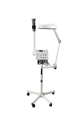 Spa Luxe Professional Facial Steamer with LED Magnifying Lamp - 2 in 1 Digital Controls, Aromatherapy, Esthetician Supplies for Beauty Salon, Spa, and Home Use - görsel 2