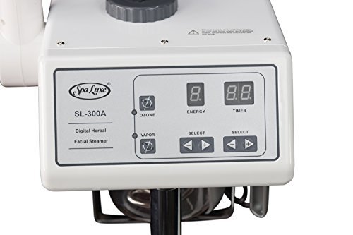 Spa Luxe Professional Facial Steamer with LED Magnifying Lamp - 2 in 1 Digital Controls, Aromatherapy, Esthetician Supplies for Beauty Salon, Spa, and Home Use - görsel 4