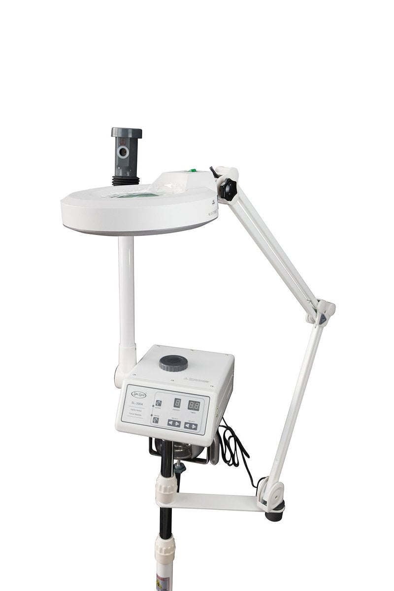 Spa Luxe Professional Facial Steamer with LED Magnifying Lamp - 2 in 1 Digital Controls, Aromatherapy, Esthetician Supplies for Beauty Salon, Spa, and Home Use - görsel 7