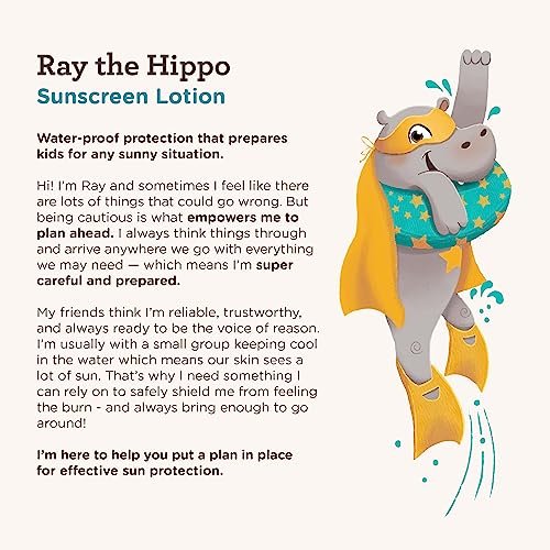 Aveeno Kids Continuous Protection Zinc Oxide Mineral Sunscreen Lotion SPF 50, Tear-Free, Sweat- & Water-Resistant, 3 fl. oz Avelisse