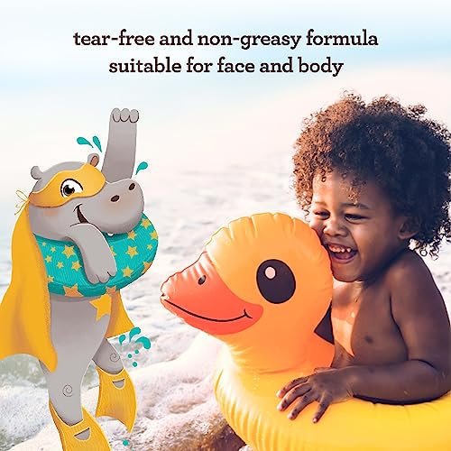 Aveeno Kids Continuous Protection Zinc Oxide Mineral Sunscreen Lotion SPF 50, Tear-Free, Sweat- & Water-Resistant, 3 fl. oz Avelisse