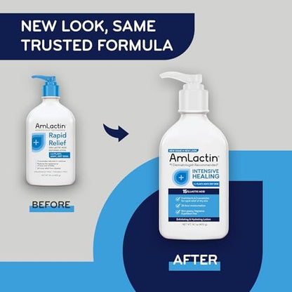 AmLactin Rapid Relief Restoring Lotion + Ceramides - 7.9 oz, Pack of 2 Avelisse