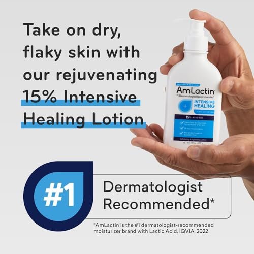 AmLactin Rapid Relief Restoring Lotion + Ceramides - 7.9 oz, Pack of 2 Avelisse
