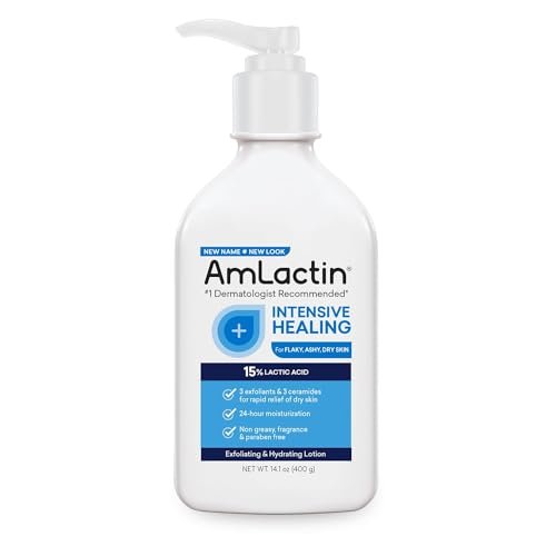 AmLactin Rapid Relief Restoring Lotion + Ceramides - 7.9 oz, Pack of 2 Avelisse