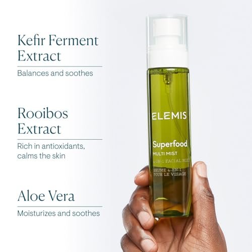 ELEMIS Superfood Multi Mist – Priming, Toning & Setting Facial Spray, 3.3 Fl Oz Avelisse