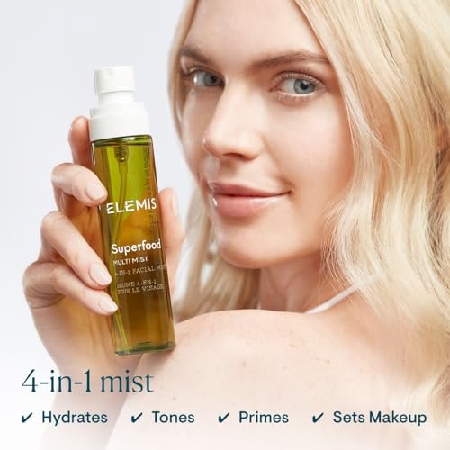ELEMIS Superfood Multi Mist – Priming, Toning & Setting Facial Spray, 3.3 Fl Oz Avelisse