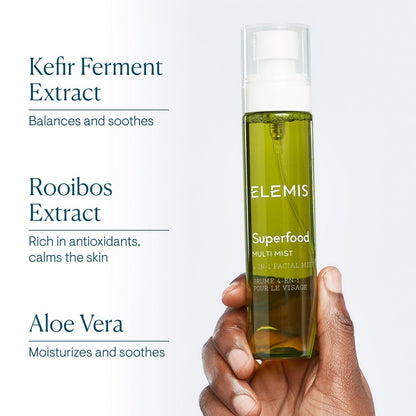 ELEMIS Superfood Multi Mist – Priming, Toning & Setting Facial Spray, 3.3 Fl Oz Avelisse