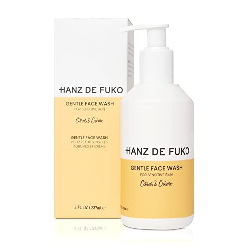 Hanz de Fuko Gentle Face Wash – Citrus & Crème Premium Facial Cleanser for Sensitive Skin, Hypoallergenic with Aloe Vera, Clove, Acai – Sulfate and Paraben Free – 8 oz - görsel 2