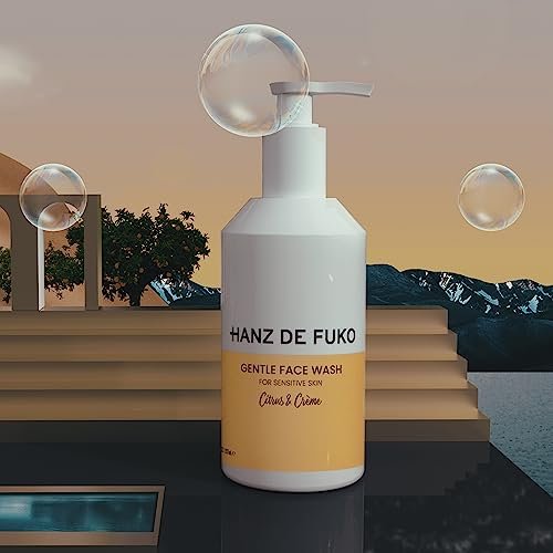 Hanz de Fuko Gentle Face Wash – Citrus & Crème Premium Facial Cleanser for Sensitive Skin, Hypoallergenic with Aloe Vera, Clove, Acai – Sulfate and Paraben Free – 8 oz - görsel 10