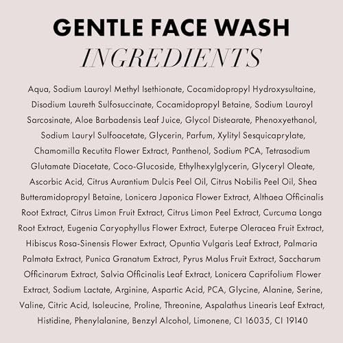 Hanz de Fuko Gentle Face Wash – Citrus & Crème Premium Facial Cleanser for Sensitive Skin, Hypoallergenic with Aloe Vera, Clove, Acai – Sulfate and Paraben Free – 8 oz - görsel 12