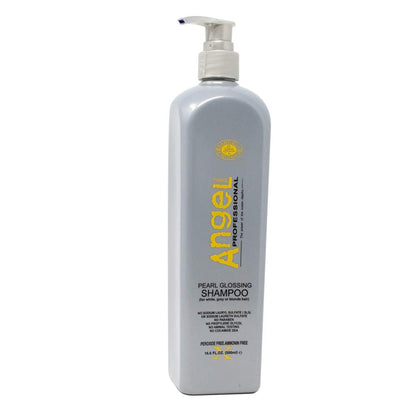 Angel Paris Professional Pearl Glossing Shampoo for White, Grey, or Blonde Hair – 16.6 oz