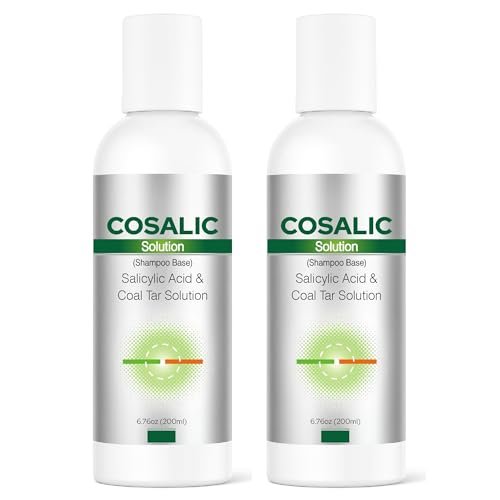 SALVE Cosalic Shampoo Solution with Salicylic Acid & Coal Tar for Dandruff-Prone and Psoriasis-Prone Scalp, 200 ml (6.76 fl oz) Pack of 2 - görsel 2
