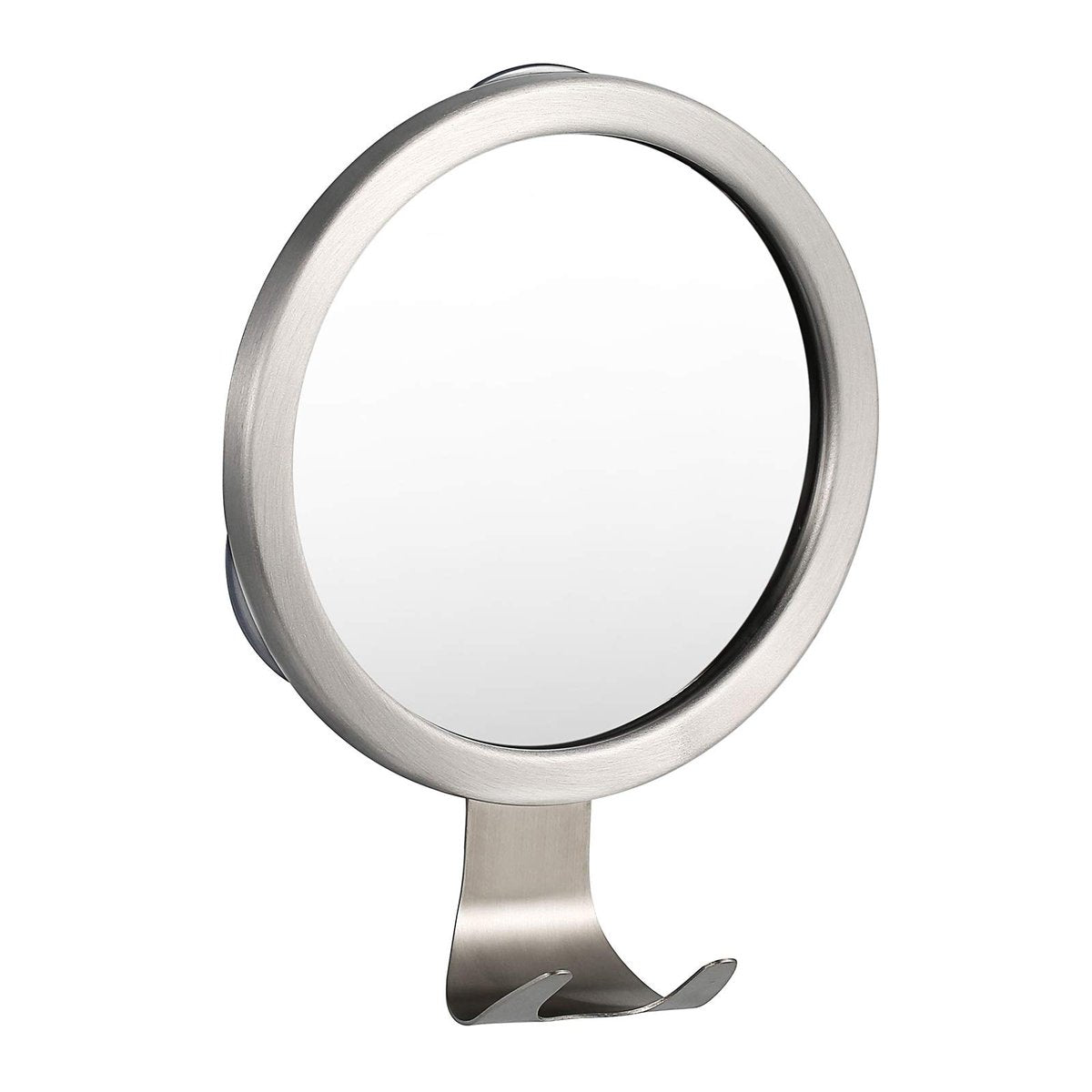 Ettori Fogless Shower Mirror with Razor Holder - Aluminum, Anti-Fog, Suction Mount Avelisse