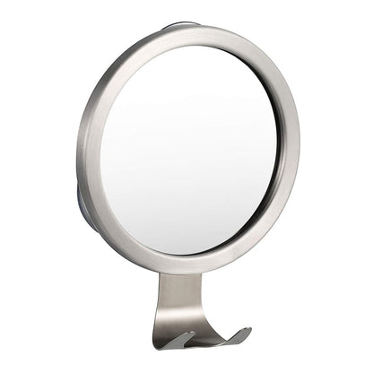 Ettori Fogless Shower Mirror with Razor Holder - Aluminum, Anti-Fog, Suction Mount Avelisse