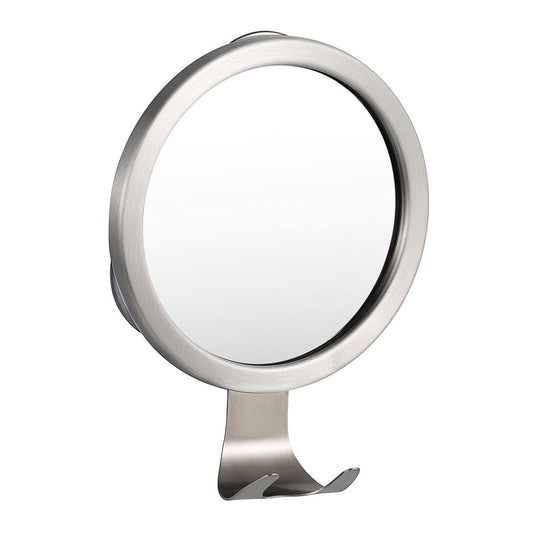 Ettori Fogless Shower Mirror with Razor Holder - Aluminum, Anti-Fog, Suction Mount Avelisse