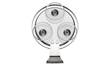 Ettori Fogless Shower Mirror with Razor Holder - Aluminum, Anti-Fog, Suction Mount Avelisse
