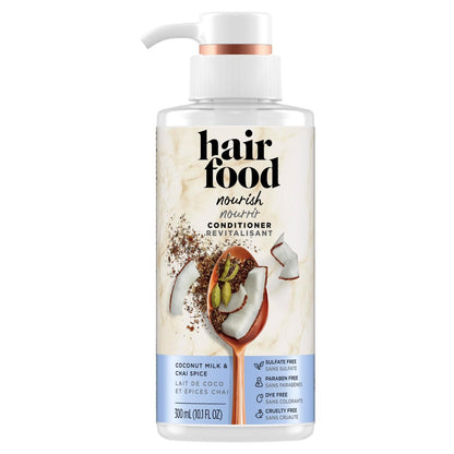Hair Food Conditioner Coconut Milk & Chai Spice - Nourishing Moisture 10.1 oz Avelisse