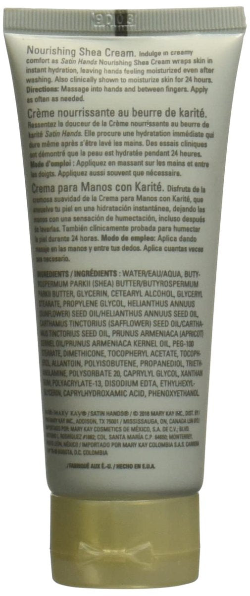 Mary Kay Satin Hands Nourishing Shea Cream Hand Cream - Unscented, 3 oz Avelisse