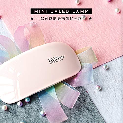 eKartZ Mini Nail Dryer Lamp – 6W LED UV Portable Curing Lamp for Gel Polish with 45s/60s Timer, USB Powered (Pink) - görsel 9