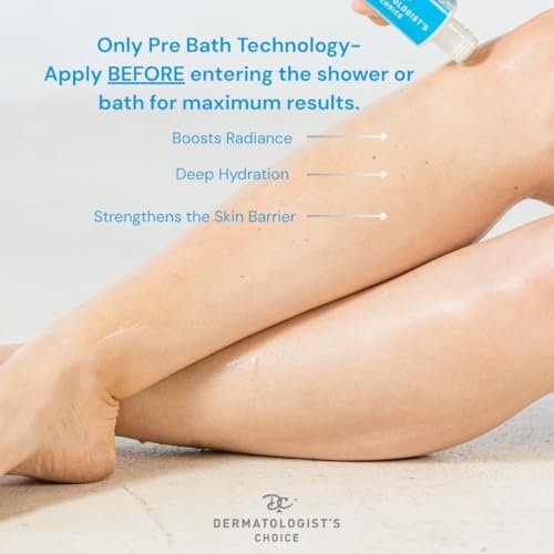 Dermatologist's Choice Pre-Bath Oil - Fragrance-Free Precleansing Treatment for Very Dry, Sensitive, and Eczema-Prone Skin, 6.7 Fl Oz - görsel 10