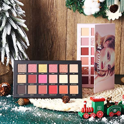 UCANBE 2-Piece Twilight Dusk + Aromas Nude Eyeshadow Palette Set - Highly Pigmented Matte, Shimmer & Glitter Pressed Powder Eye Shadow Kit with Natural Velvet Texture Avelisse