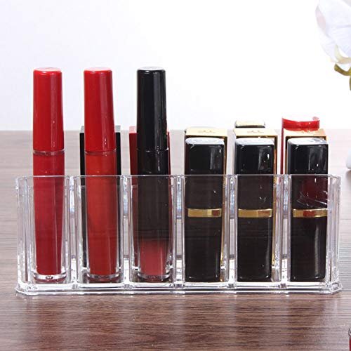 Weiai Clear Acrylic Lipstick Holder - 18 Slots Cosmetic Organizer for Makeup Storage and Display - görsel 4