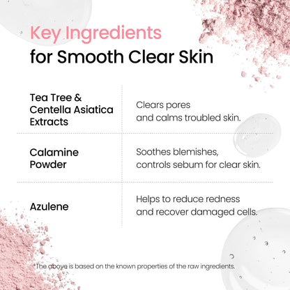 NEOGEN A-Clear Soothing Pink Eraser - Spot Care & Blemish Treatment with Calamine Powder, Korean Skin Care for Face and Skin, 0.50 Fl Oz Avelisse