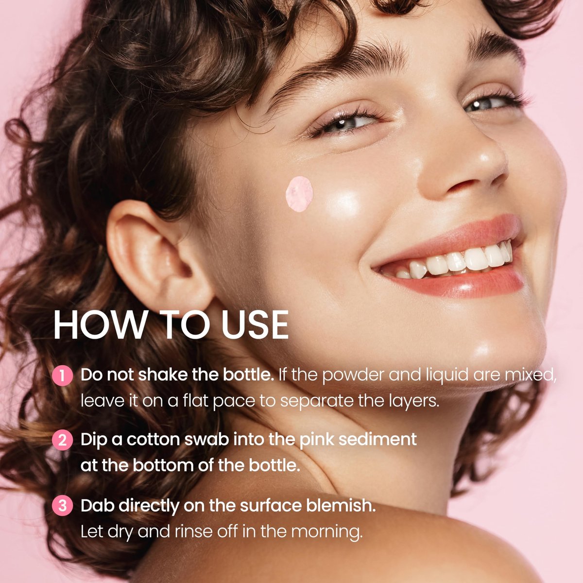NEOGEN A-Clear Soothing Pink Eraser - Spot Care & Blemish Treatment with Calamine Powder, Korean Skin Care for Face and Skin, 0.50 Fl Oz Avelisse