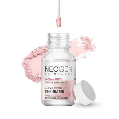 NEOGEN A-Clear Soothing Pink Eraser - Spot Care & Blemish Treatment with Calamine Powder, Korean Skin Care for Face and Skin, 0.50 Fl Oz Avelisse