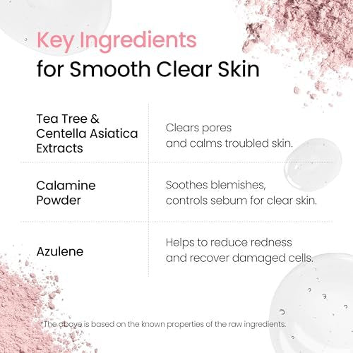 NEOGEN A-Clear Soothing Pink Eraser - Spot Care & Blemish Treatment with Calamine Powder, Korean Skin Care for Face and Skin, 0.50 Fl Oz Avelisse