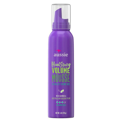 Aussie Head Strong Volume Mousse Max Hold 6 Ounce (Pack of 2) Avelisse
