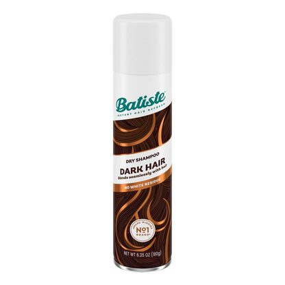 Batiste Dry Shampoo for Dark Hair - Refresh & Absorb Oil, Waterless Shampoo for Texture & Body, 6.35 oz