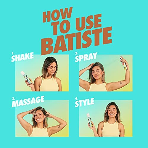 Batiste Dry Shampoo for Dark Hair - Refresh & Absorb Oil, Waterless Shampoo for Texture & Body, 6.35 oz - görsel 8