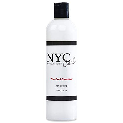 NYC Curls The Curl Cleanser - Sulfate Free Shampoo Alternative for Curly, Coily & Wavy Hair - Zero Lather & Color Safe - Vegan, 12 Fl Oz Avelisse