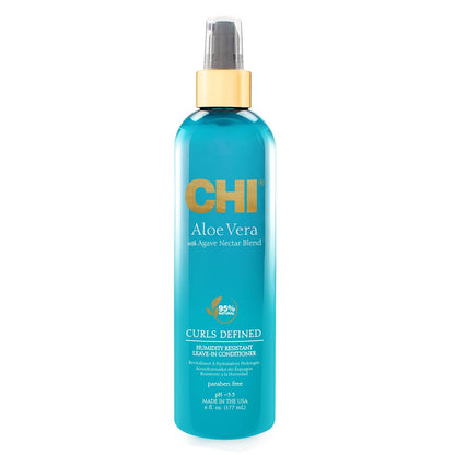 CHI Aloe Vera Humidity Resistant Leave-In Conditioner - Defined, Smooth & Frizz-Free Curls - Sulfate, Paraben & Cruelty-Free - 6 oz Avelisse
