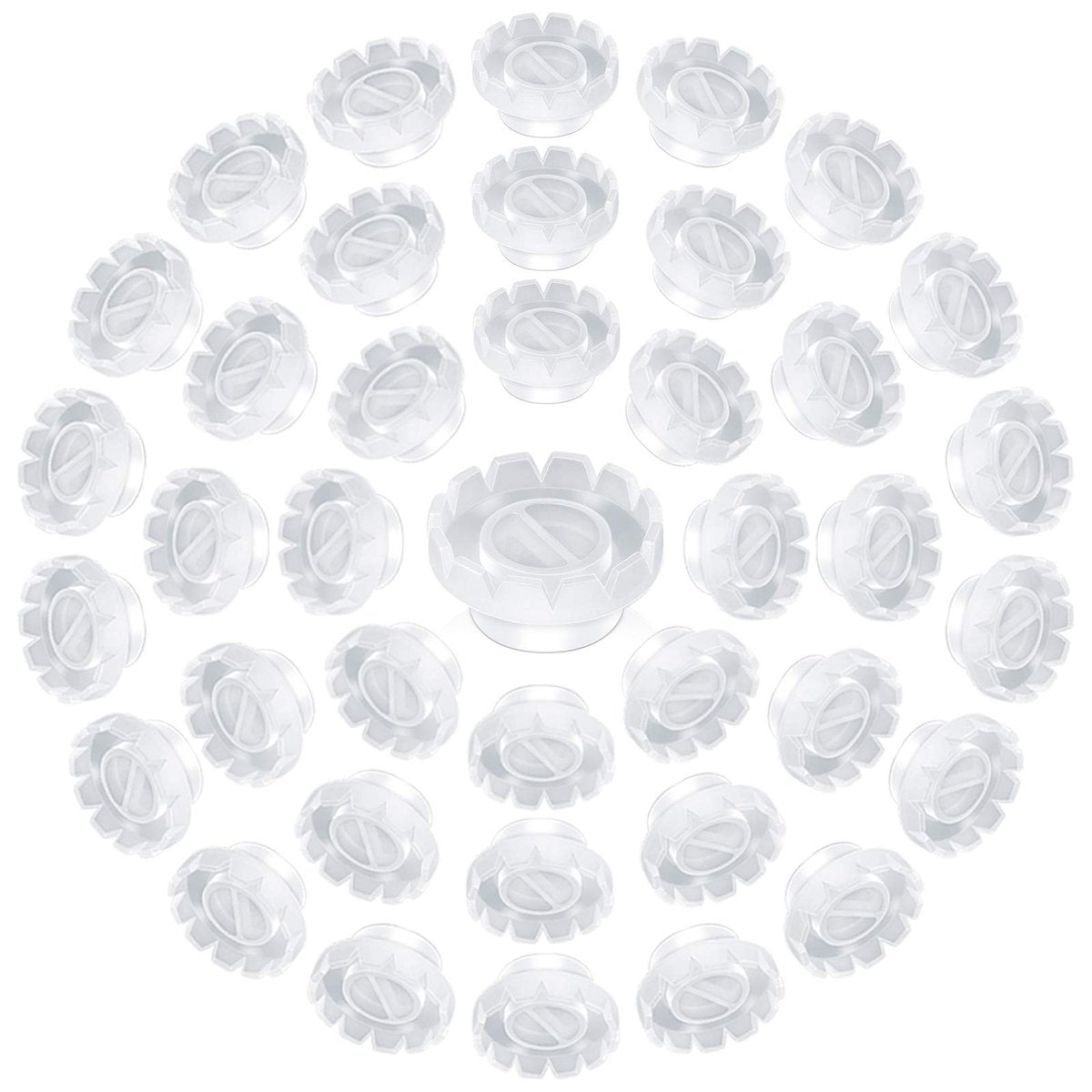 Teenitor 200 Pack Eyelash Extension Volume Lashes Fan Blossom Cups, Glue Holder and Lash Organizer Supplies Tools - görsel 1