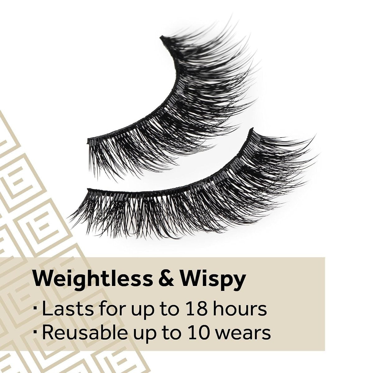 Eylure Luxe Silk Marquise False Lashes – 3 Pairs with Adhesive Included | Faux Mink, Black Avelisse