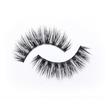 Eylure Luxe Silk Marquise False Lashes – 3 Pairs with Adhesive Included | Faux Mink, Black Avelisse
