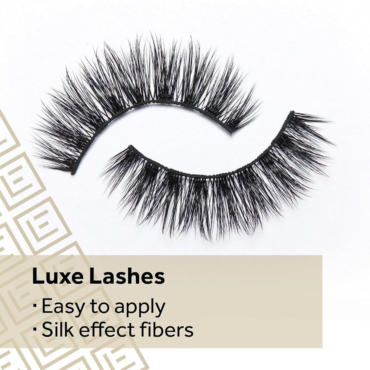 Eylure Luxe Silk Marquise False Lashes – 3 Pairs with Adhesive Included | Faux Mink, Black Avelisse
