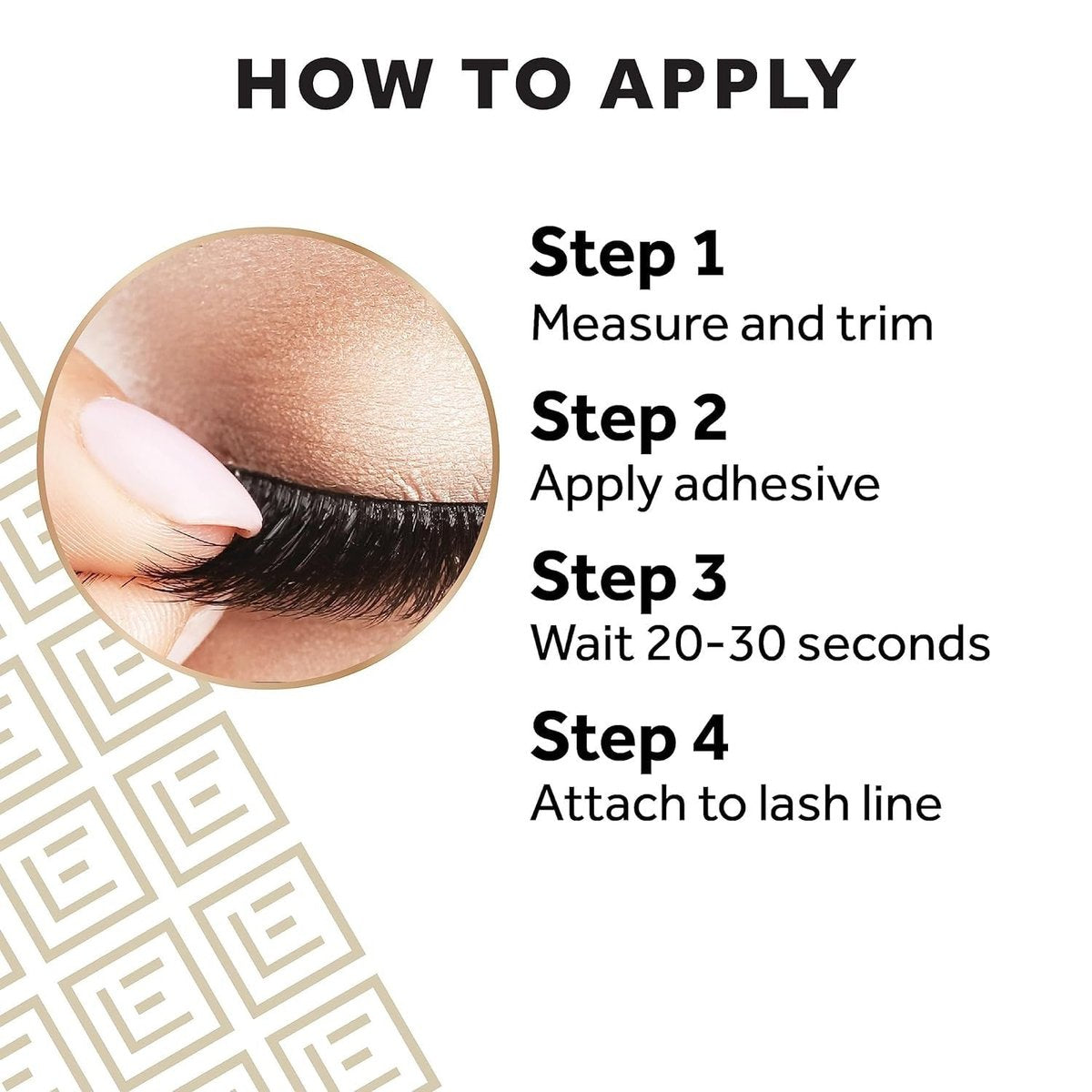 Eylure Luxe Silk Marquise False Lashes – 3 Pairs with Adhesive Included | Faux Mink, Black Avelisse