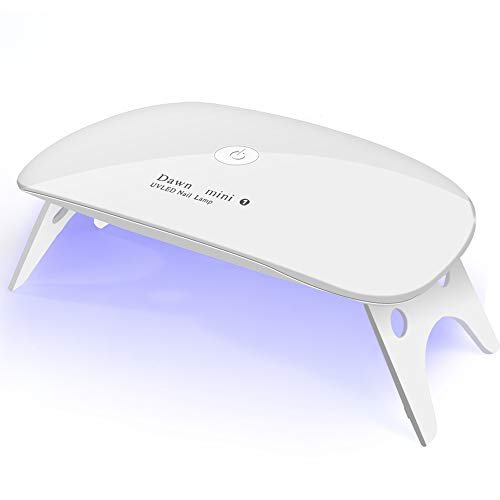 Kepma UV LED Nail Dryer Mini Lamp Portable Curing Light for Gel Nail Polish, 6W (White) - görsel 2
